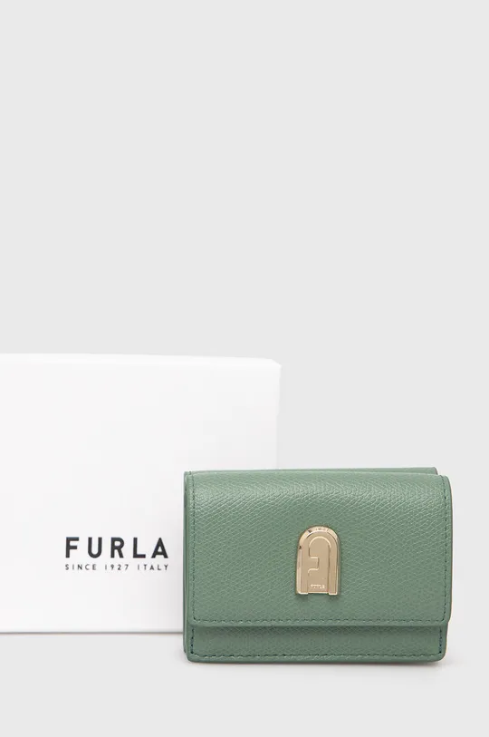 πράσινο Δερμάτινο πορτοφόλι Furla