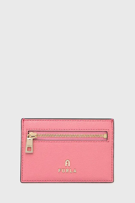 ροζ Δερμάτινο πορτοφόλι Furla Γυναικεία
