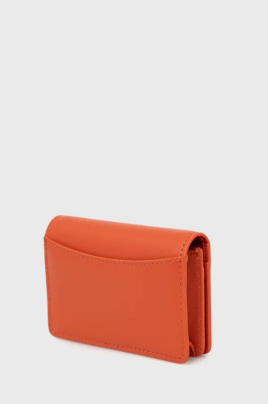 Kožená peňaženka Furla oranžová