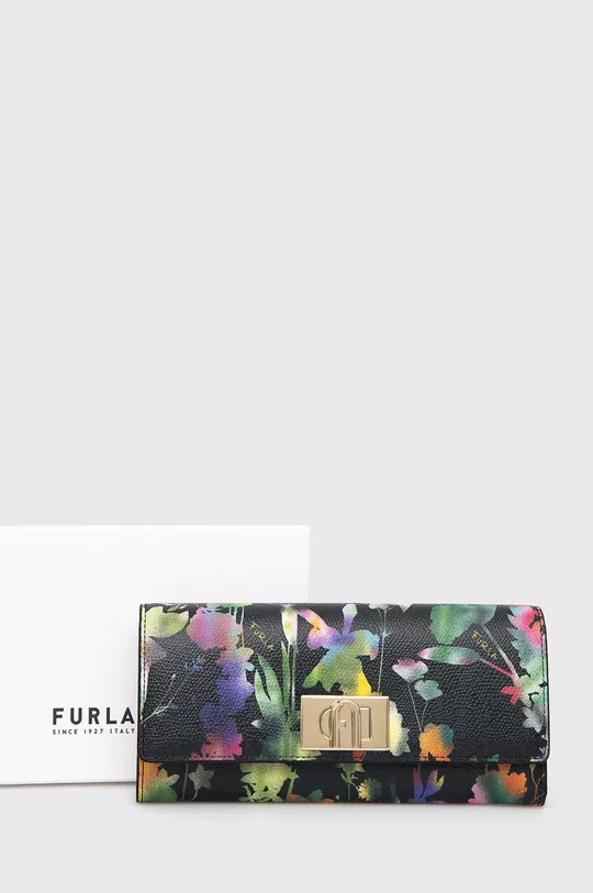 πολύχρωμο Δερμάτινο πορτοφόλι Furla