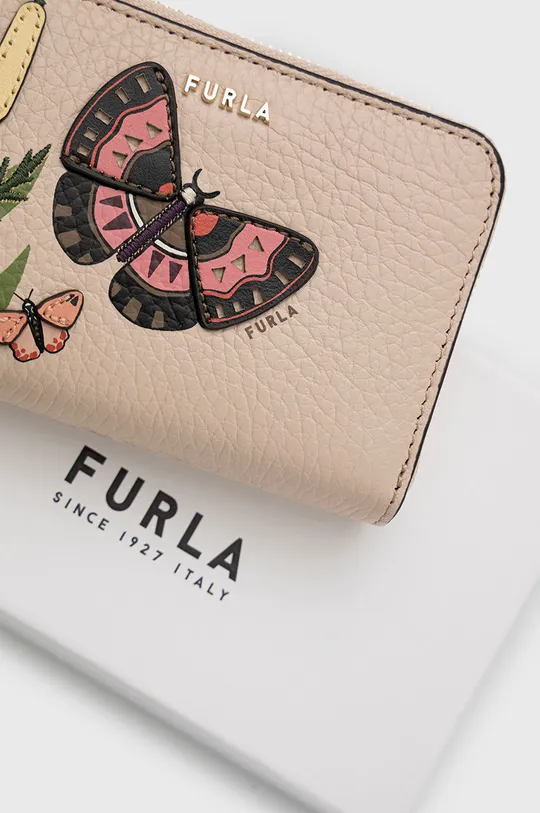 béžová Kožená peňaženka Furla
