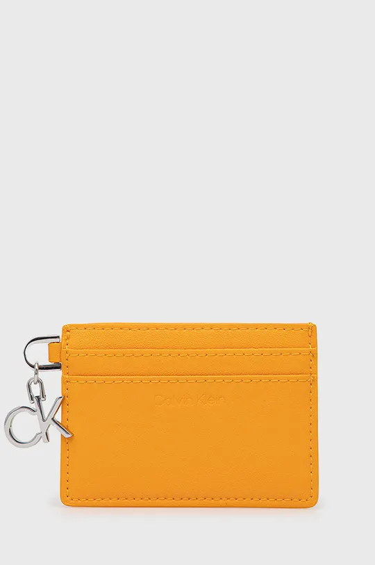 oranžová Puzdro na karty Calvin Klein Dámsky