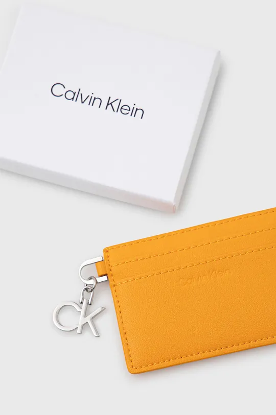 Puzdro na karty Calvin Klein  51% Polyester, 49% Polyuretán