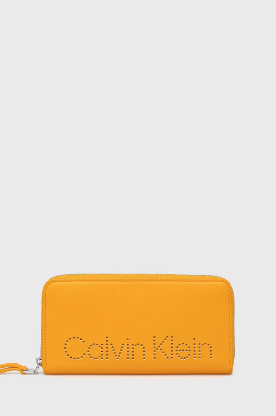 pomarańczowy Calvin Klein portfel Damski