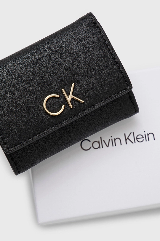 czarny Calvin Klein portfel