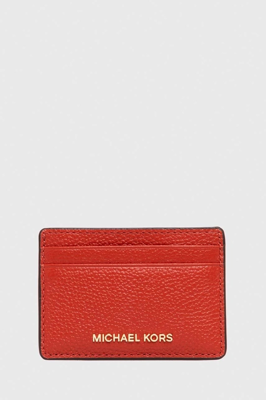 rosso MICHAEL Michael Kors portacarte in pelle Donna