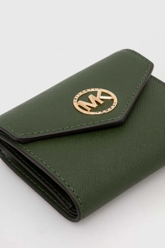 Δερμάτινο πορτοφόλι MICHAEL Michael Kors πράσινο