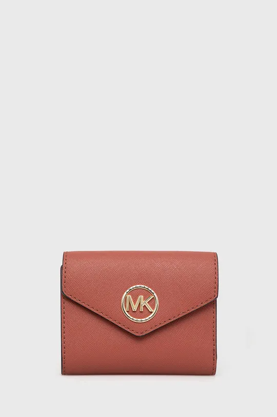 ružová Kožená peňaženka MICHAEL Michael Kors Dámsky