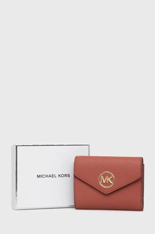 ružová Kožená peňaženka MICHAEL Michael Kors