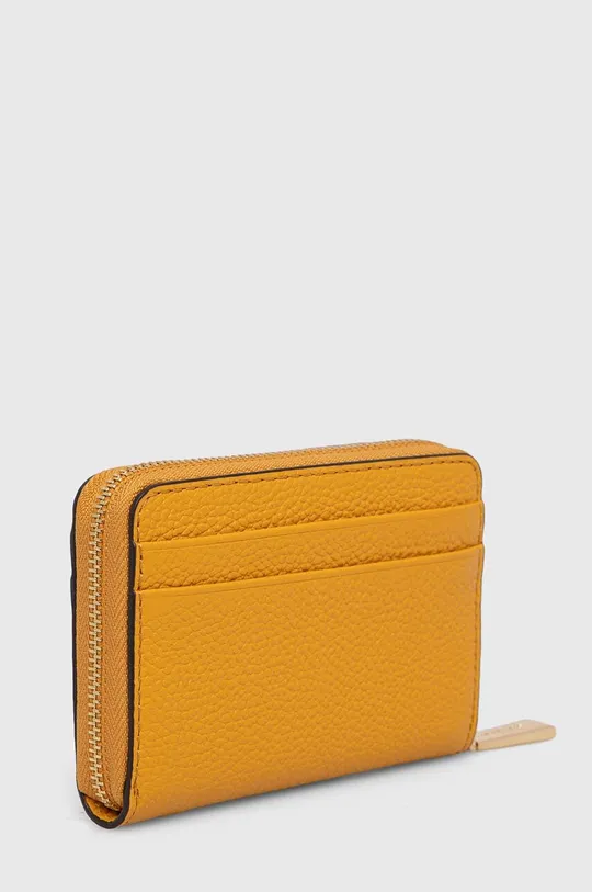Δερμάτινο πορτοφόλι MICHAEL Michael Kors κίτρινο