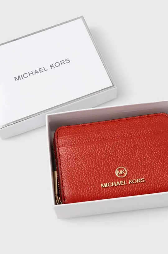 κόκκινο Δερμάτινο πορτοφόλι MICHAEL Michael Kors