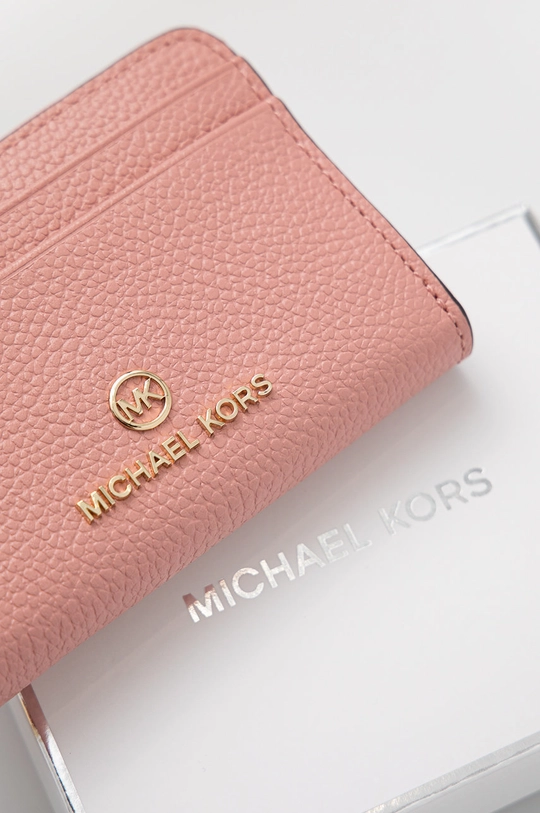 розовый Кожаный кошелек MICHAEL Michael Kors