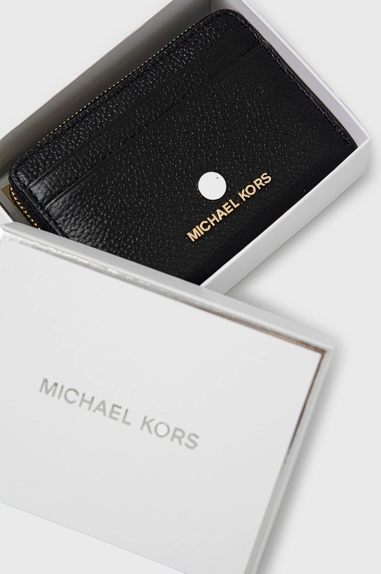 чёрный Кожаный кошелек MICHAEL Michael Kors