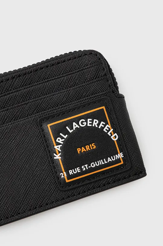 Δερμάτινη θήκη για κάρτες Karl Lagerfeld  100% Φυσικό δέρμα