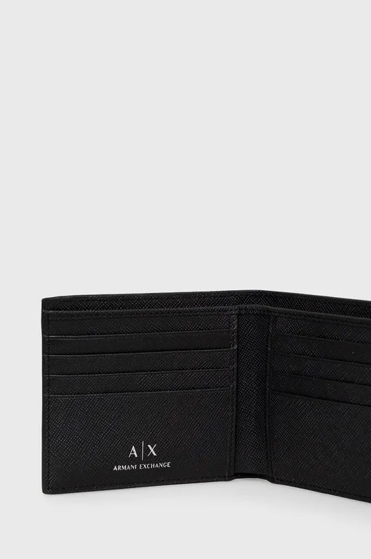 Peňaženka + kľúčenka Armani Exchange  Podšívka: 100% Polyester Základná látka: 100% Prírodná koža Iné látky: 100% Zinok