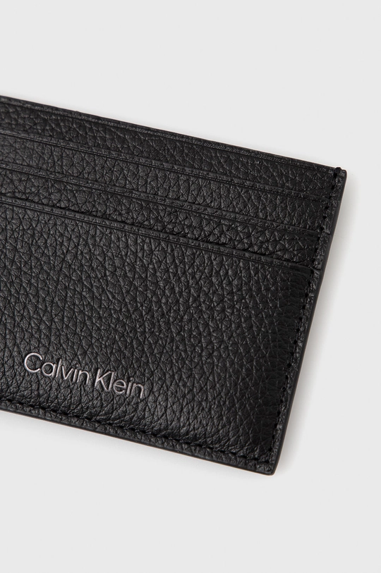 Calvin Klein Etui na karty skórzane 100 % Skóra naturalna