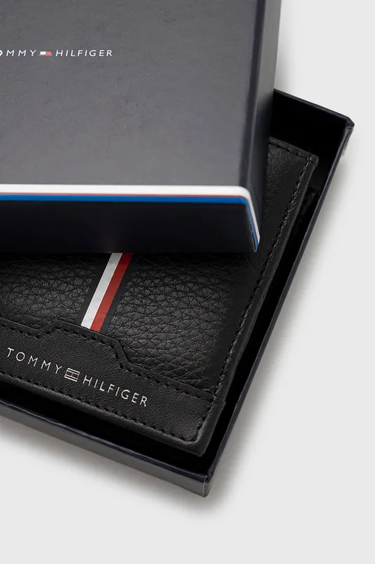 čierna Kožená peňaženka Tommy Hilfiger