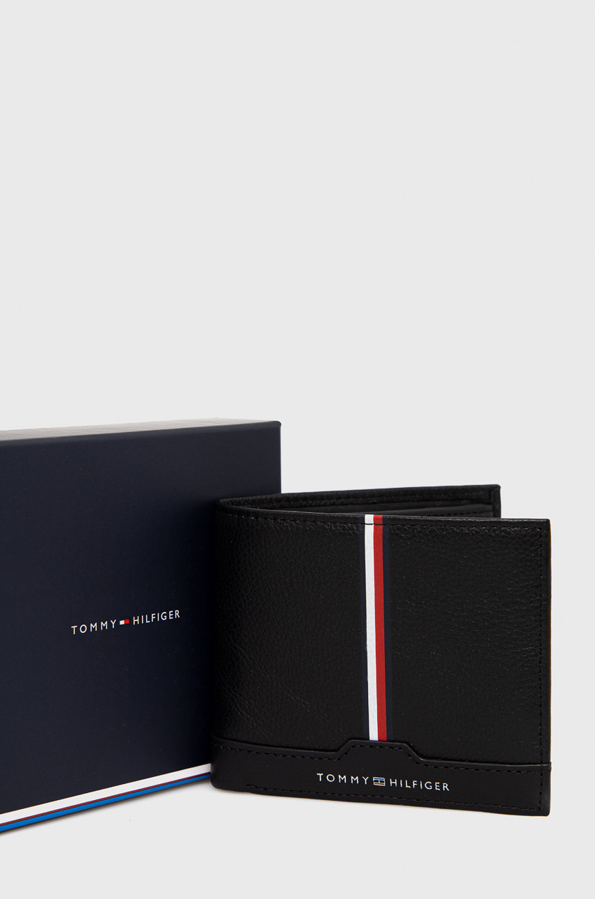 Кошелек Tommy Hilfiger мужской цвет чёрный | ANSWEAR.ua