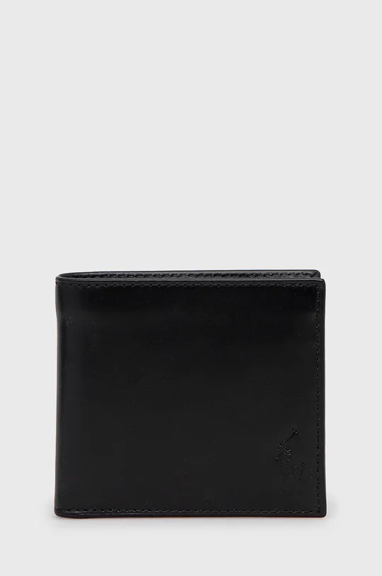 μαύρο Δερμάτινο πορτοφόλι Polo Ralph Lauren Ανδρικά