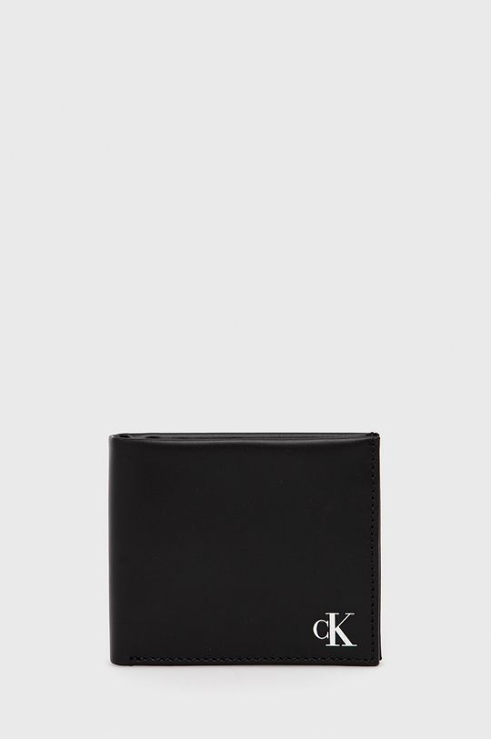 czarny Calvin Klein Jeans - Portfel skórzany Męski