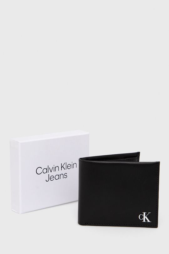 czarny Calvin Klein Jeans - Portfel skórzany