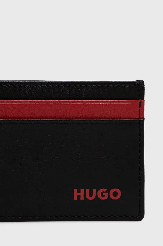 Кожаный чехол на карты HUGO  Подкладка: 100% Полиэстер Основной материал: Натуральная кожа
