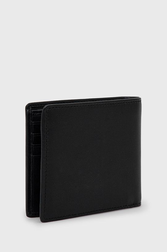 Kožená peněženka HUGO černá