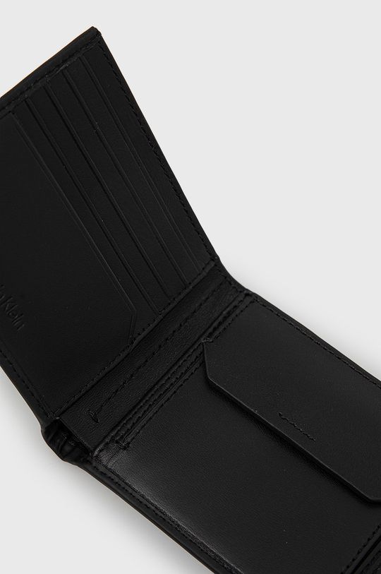 Kožená peněženka Calvin Klein  Podšívka: Polyester Hlavní materiál: Kůže