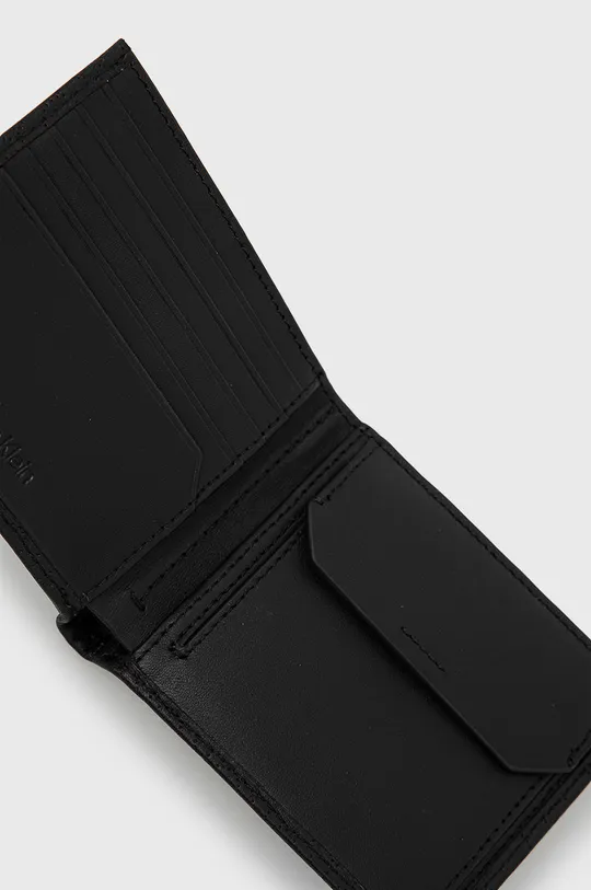 Kožená peňaženka Calvin Klein  Podšívka: Polyester Základná látka: Koža