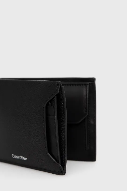 Calvin Klein portfel i etui na karty skórzane 100 % Skóra naturalna