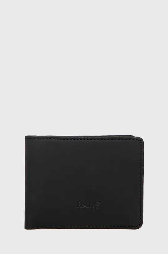μαύρο Πορτοφόλι Rains 16600 Folded Wallet Unisex