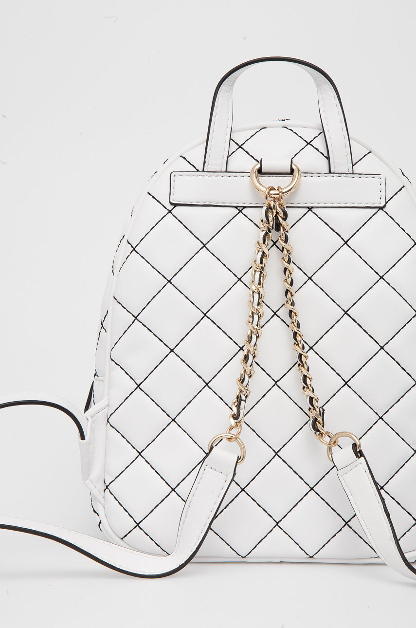 Рюкзак Guess женский цвет белый маленький узорный | ANSWEAR.ua