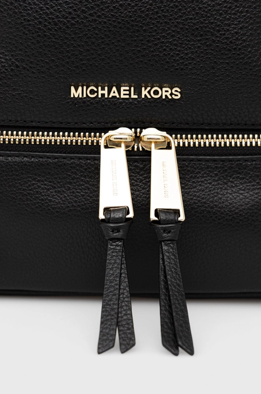 Kožni ruksak MICHAEL Michael Kors crna