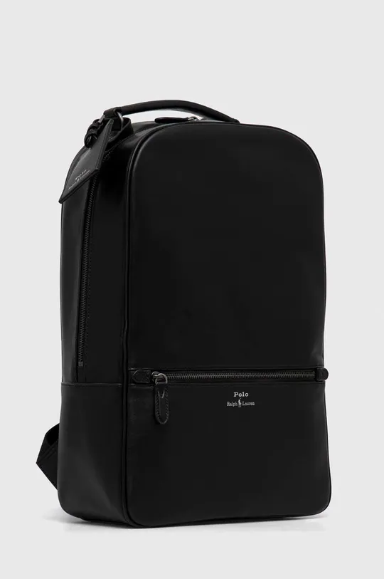 Polo Ralph Lauren plecak skórzany czarny