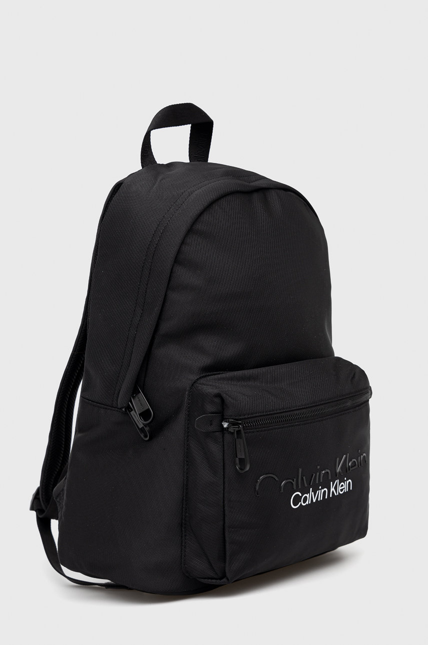 Рюкзак Calvin Klein мужской цвет чёрный большой с принтом | ANSWEAR.ua