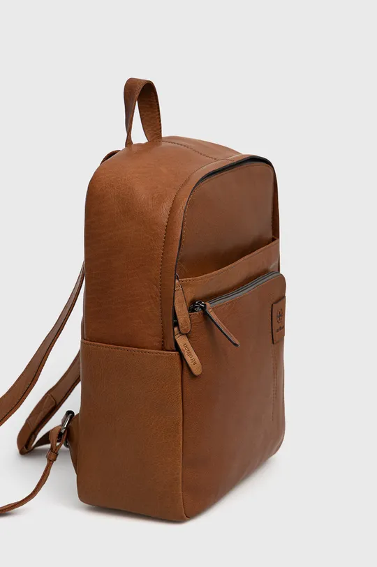 Кожаный рюкзак Strellson коричневый