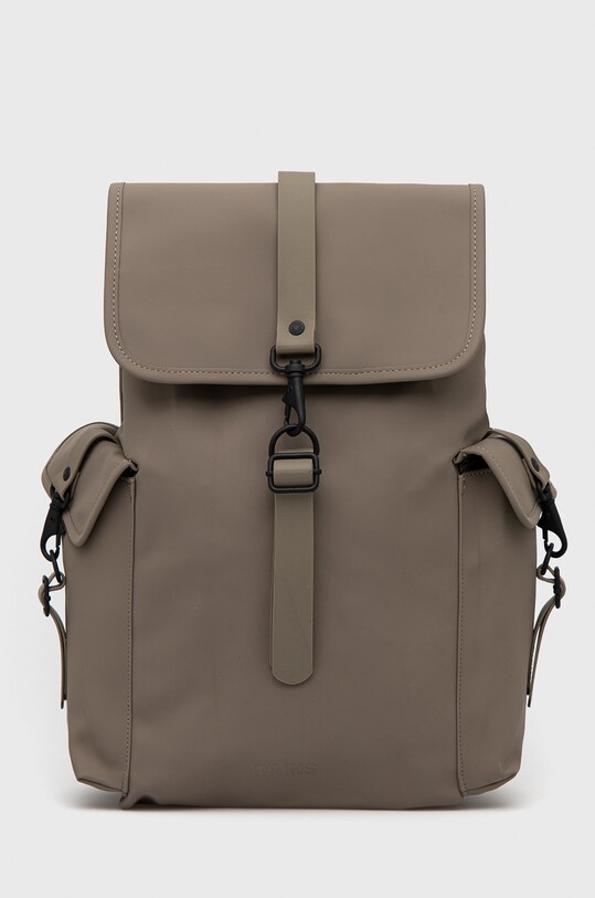 Rains plecak 13630 Rucksack Large kolor beżowy duży gładki