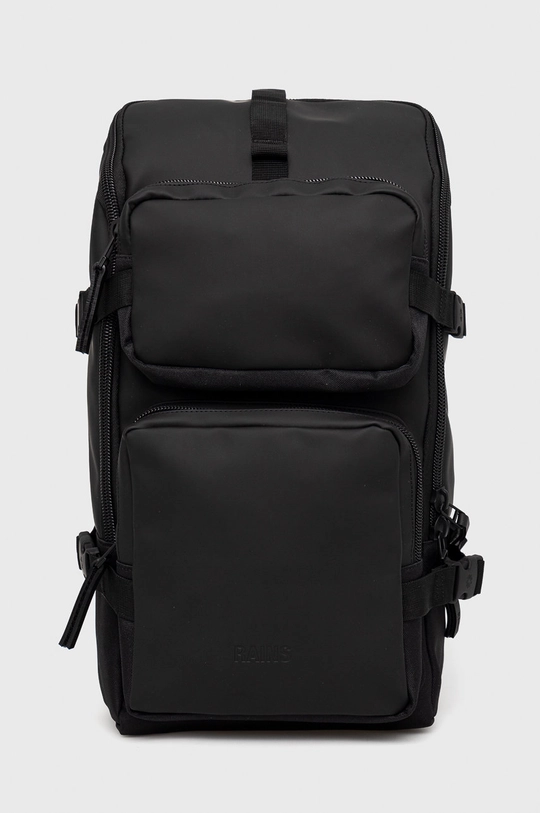 μαύρο Σακίδιο πλάτης Rains 13860 Charger Backpack Unisex