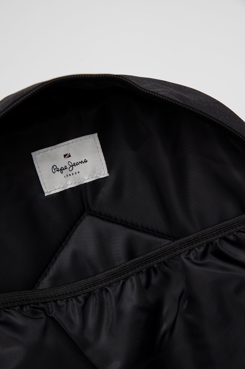 Рюкзак Pepe Jeans London Backpack цвет чёрный большой с принтом