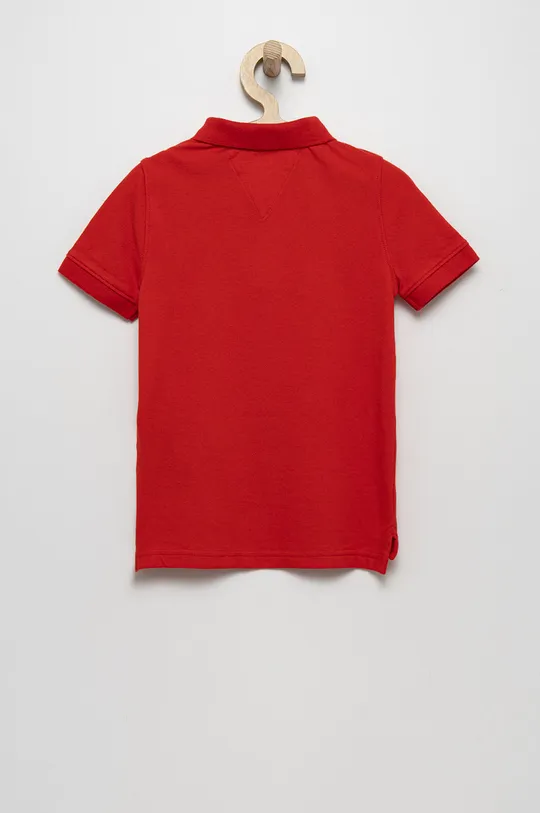 Pamučna polo majica Tommy Hilfiger crvena