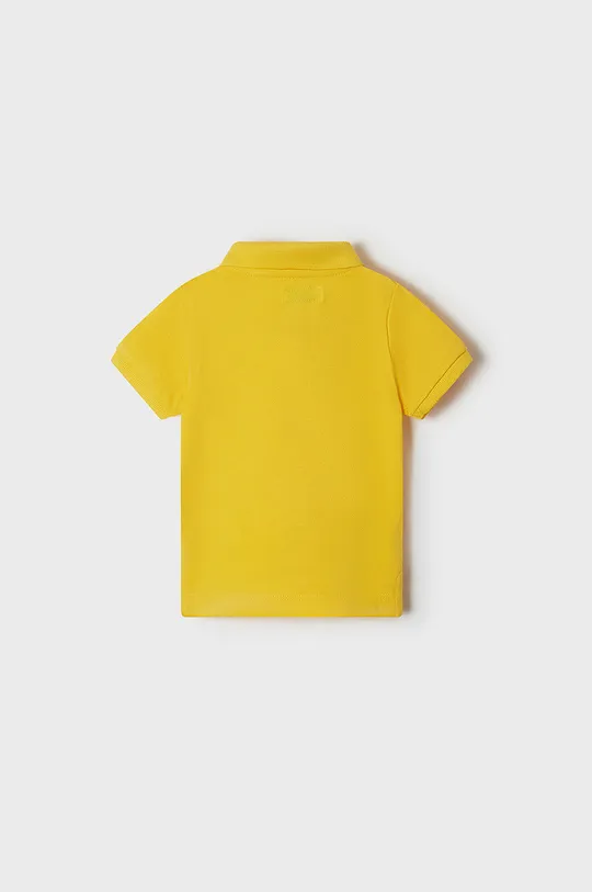 Παιδικά βαμβακερά μπλουζάκια πόλο Mayoral κίτρινο