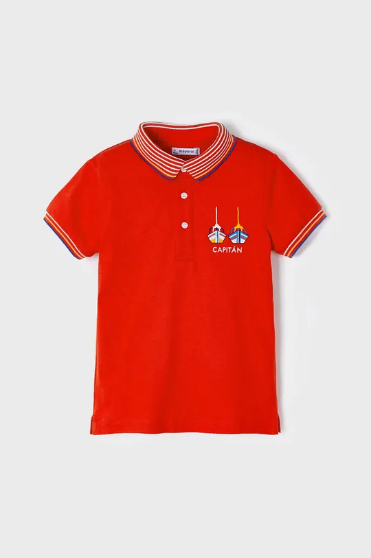 Detské polo tričko Mayoral červená