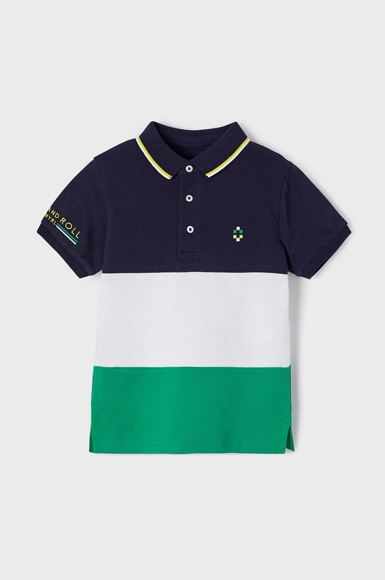 Mayoral tricouri polo din bumbac pentru copii 3106.5E.MINI verde SS22