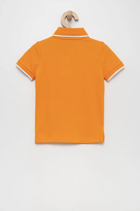 Calvin Klein Jeans polo dziecięce IB0IB01244.PPYY pomarańczowy