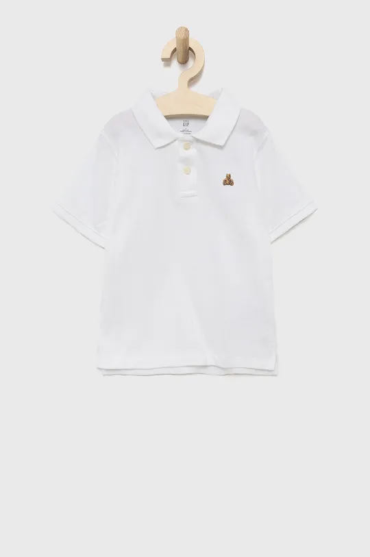 λευκό Παιδικά βαμβακερά μπλουζάκια πόλο GAP Για αγόρια