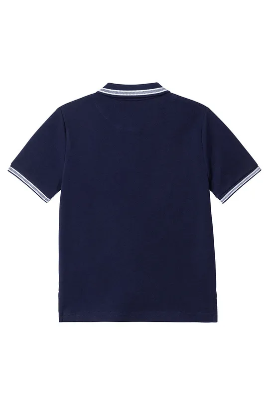 Παιδικά βαμβακερά μπλουζάκια πόλο BOSS σκούρο μπλε
