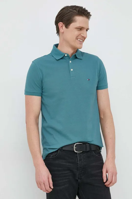 zielony Tommy Hilfiger polo Męski