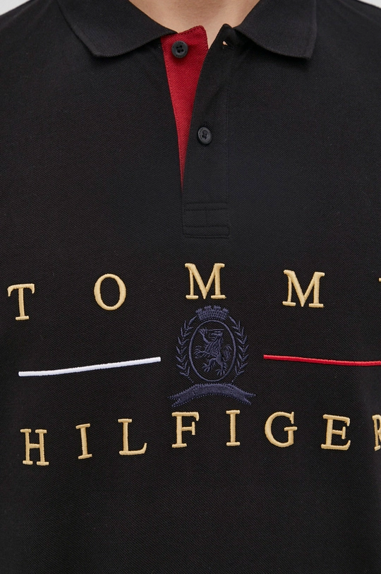 Bavlnené tričko s dlhým rukávom Tommy Hilfiger