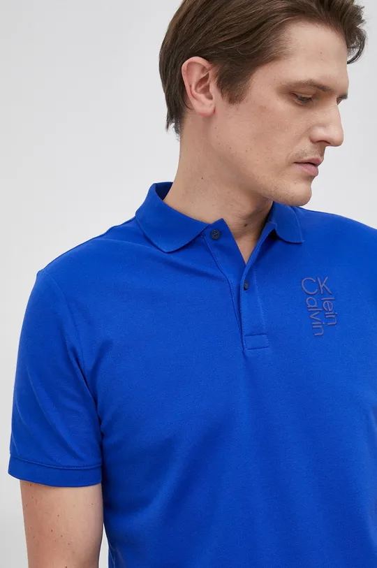 niebieski Calvin Klein - Polo