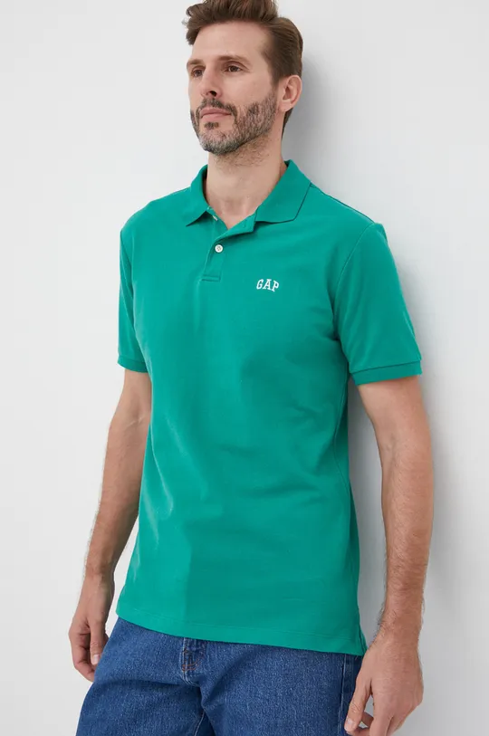 zelená Polo tričko GAP Pánsky